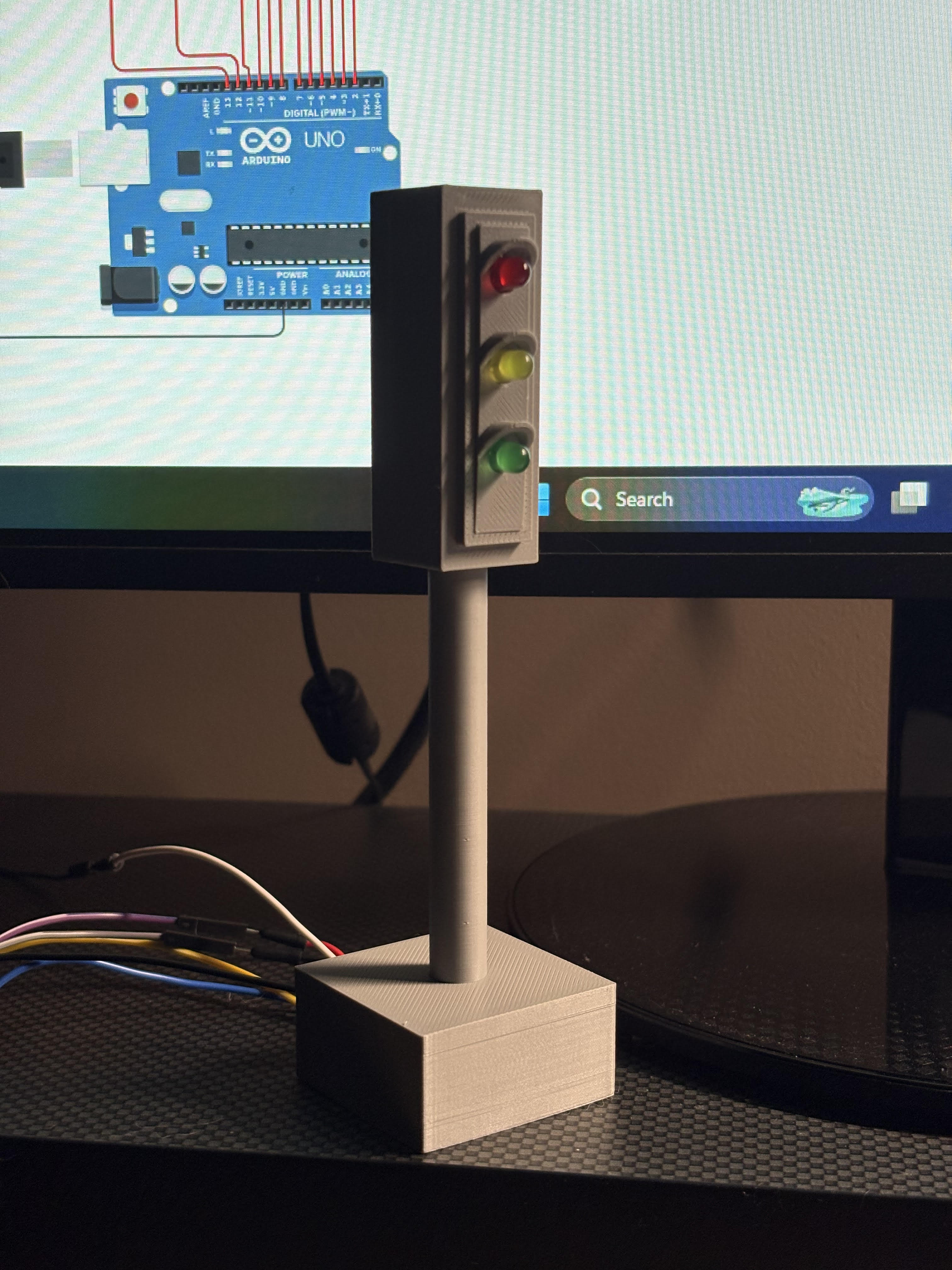 Screenshot of traffic light state machine